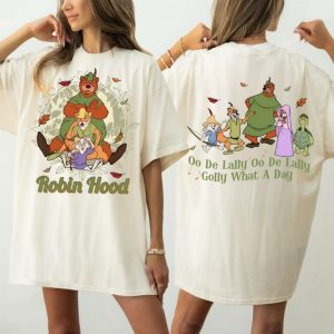 Alternative view of Robin Hood & Little John Oo-De-Lally 2 Sides T-Shirt