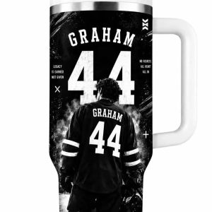 Alternative view of Off Campus 40oz Tumbler, Gift For Fans, Hockey Romance Series, Briar University Hawks