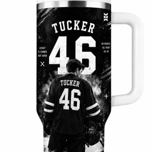 Off Campus 40oz Tumbler, Gift For Fans, Hockey Romance Series, Briar University Hawks - Image 5