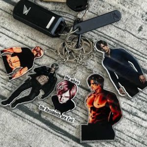 Leon kennedy RE9 Key Rings, College Resident EviII9 Kennedy Keychains
