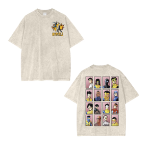 Alternative view of Vintage Invincible TV Show Mark Invincible Comfort Color Shirt Ver 5 - Superhero Fan Gift