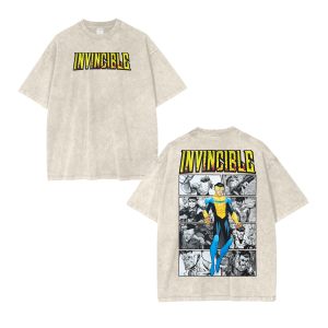 Alternative view of Vintage Invincible TV Show Mark Invincible Comfort Color Shirt Ver 3 - Superhero Fan Gift