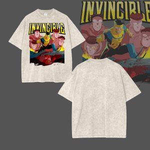 Alternative view of Vintage Invincible TV Show Mark Invincible Comfort Color Shirt Ver 4 - Superhero Fan Gift