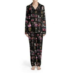 Alternative view of Leon Kennedy Resident Evil Satin Pajamas Set, Resident Evil