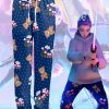 Rumi’s Choo Choo Train – Satin Long Pajamas Pants