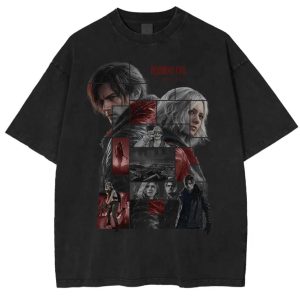 Vintage Leon And Grace T-Shirt, Resident Evil