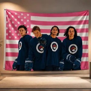 Off Campus Flag, Gift For Fans, Hockey Romance Series, Briar University Hawks
