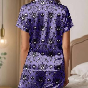 Alternative view of Halloween Haunted Mansion Pajamas Short Set