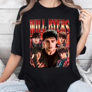 Retro Will Byers T-Shirt, Strangerthings Movie