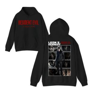Alternative view of Leon S. Kenedy Resident Evil Requiem Art Character 2 SidesT-Shirt