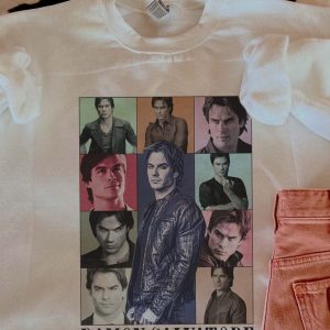 Alternative view of Damon Salvatore Eras Tour T-Shirt, Sweatshirt, The Vampire Diaries Movie