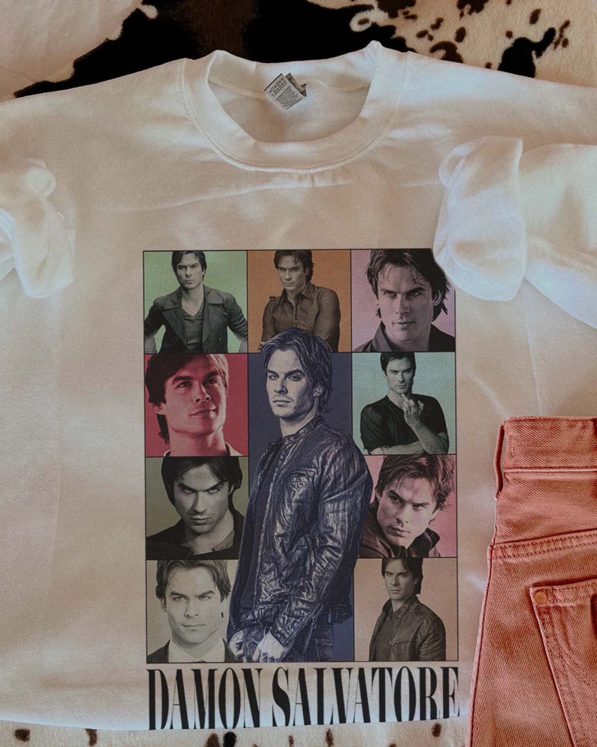 Damon Salvatore Eras Tour T-Shirt, Sweatshirt, The Vampire Diaries Movie - Image 2