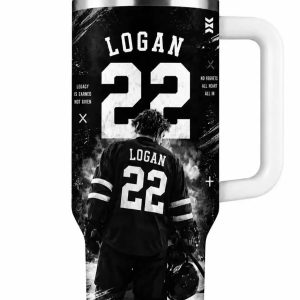 Off Campus 40oz Tumbler, Gift For Fans, Hockey Romance Series, Briar University Hawks - Image 4