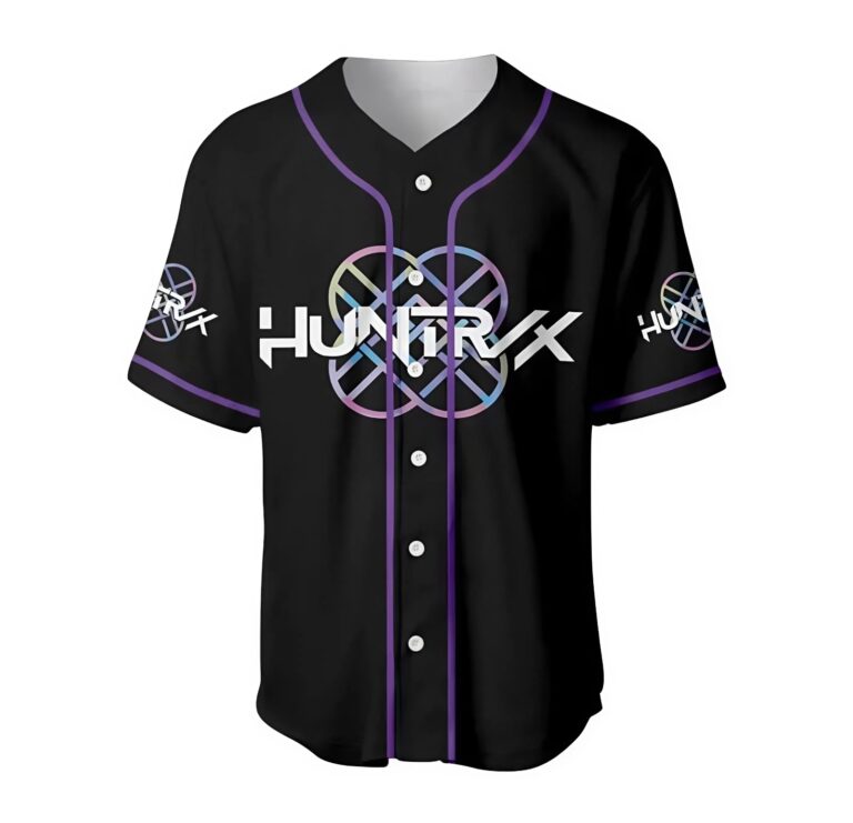 Huntrix Kpop Demon Hunters – Jersey Baseball Shirt - Image 2