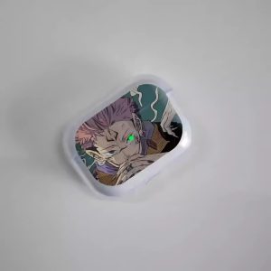 Anime Sukuna AirPods Case - Soft Transparent Cover for AirPods Pro 2/3, AirPods 2/3/4/5 - Image 3