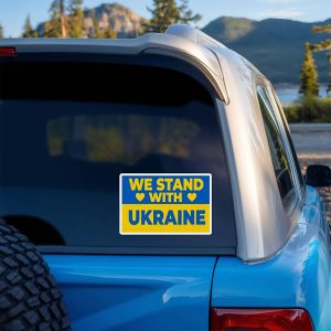Support Ukraine Sticker – Show Your Solidarity With Ukraine | Premium Quality Vinyl Sticker - Image 4