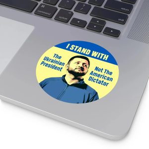 Alternative view of Support Ukraine Sticker 001 – Show Your Solidarity With Ukraine | Premium Quality Vinyl Sticker