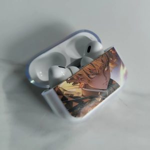 Alternative view of Demon Slayer Zenitsu AirPods Case - Ultimate Protection for Your AirPods