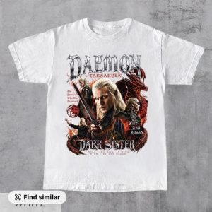 Alternative view of Daemon Targaryen Dark Sister T-Shirt, House Of Dragon Movie