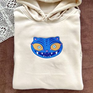 Derby Blue Tiger  Hoodie, Sweatshirt