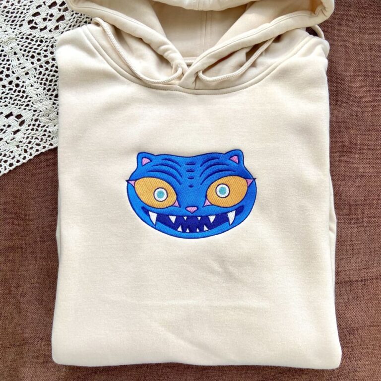 Derby Blue Tiger Hoodie, Sweatshirt