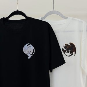 Night Fury and Light Fury Couple 2 Sides T-Shirt - Image 3