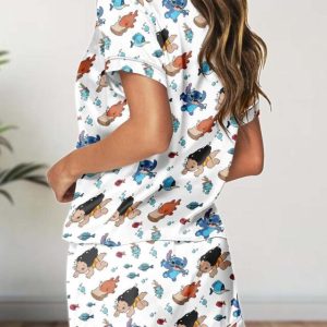 Alternative view of Lilo And Stitch – Satin Short Pajama