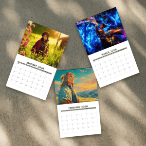 Alternative view of Demon Slayer 2026 Calendar