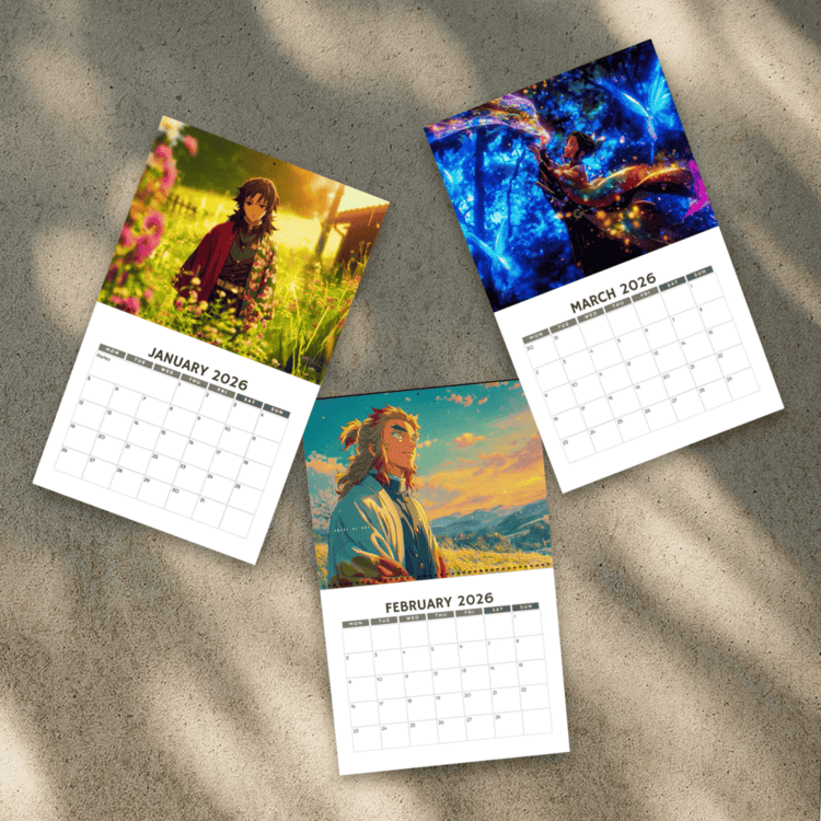 Demon Slayer 2026 Calendar - Image 2
