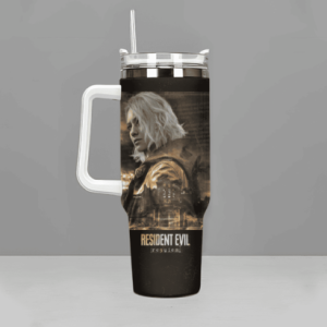 Grace Ashcroft Resindent Evil 40oz Tumbler, Gift For Fans - Image 6
