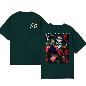 Alternative view of The Weeknd Album Cover T-Shirt – XO Fan Tour Merch “Hurry Up Tomorrow" V2