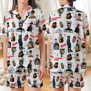 The Boys Meme Cute Satin Pajamas Set, The Boys Movie