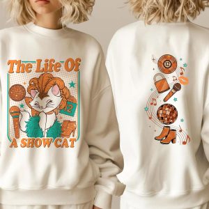 Version 2 The Life Of Show Cat 2 Sides T-Shirt - Image 3