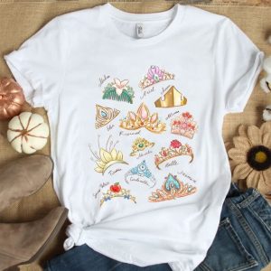 Alternative view of Retro Princess Crown, The Snow White Rapunzel Ariel Belle T-Shirt