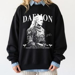 Alternative view of Daemon Targaryen Dragon Vintage T-Shirt, House Of Dragon Movie