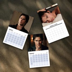 Alternative view of A Year Of Damon Salvatore 2027 Calendar, The Vampire Diaries Movie