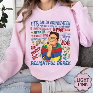 Alternative view of Version 2 Funny Delightful Derek T-Shirt, Strangerthings Movie