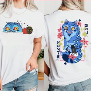 Derpy The Tiger And Bird Sides T-Shirt