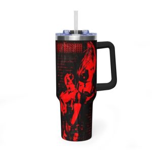 Leon Kennedy 40oz Tumbler, Gift For Fans - Image 6