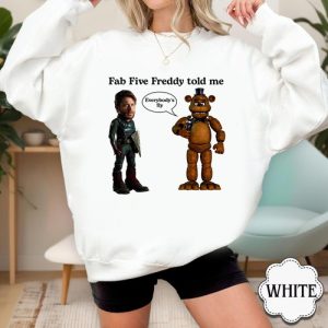 Alternative view of Fab Five Freedy Told Me T-Shirt, Funny Meme, Solider Boy