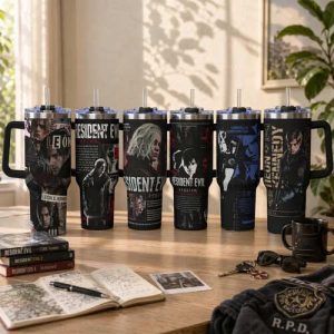 Leon Kennedy 40oz Tumbler, Gift For Fans