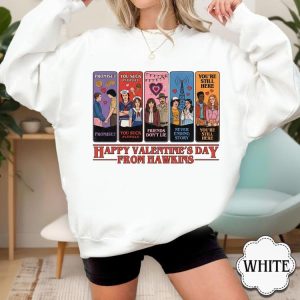Alternative view of Happy Valentine Day From Hawkins T-Shirt, Strangerthings Movie
