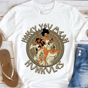 Alternative view of Diva The Muses Honey You Mean Hunkules, Hercules T-Shirt