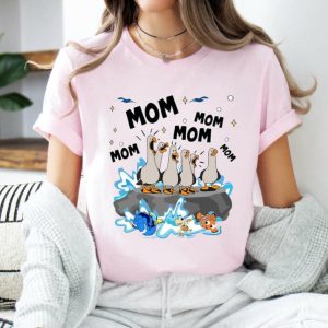 Alternative view of Mom Mom Mom Ocean Life Seagull T-shirt