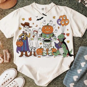 Alternative view of Retro Halloween Buzz Lightyear And Woody, The Toy Story T-Shirt