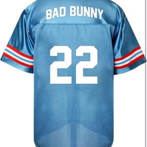 Version 2 Here for the Benito Bowl Football Jersey, Bad Bunny Fan - Image 3