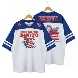Here for the Benito Bowl Football Jersey, Bad Bunny Fan