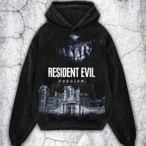 Alternative view of Retro RE9 Bleached Art Survival Requiem T-Shirt
