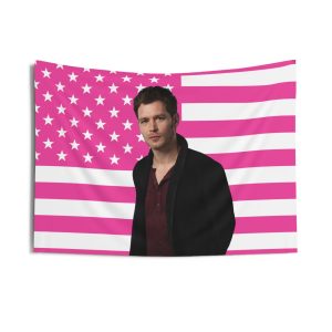 Damon & Stefan American Pink Flag - Image 4