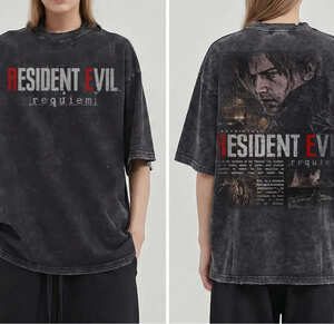 Alternative view of Vintage Resident Evil Requiem 2 Sides T-Shirt, Resident Evil